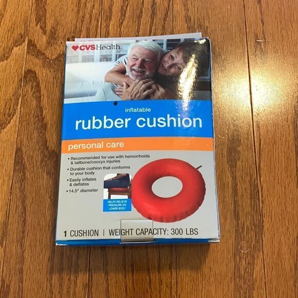 Inflatable rubber cushion donut. 14.5 inches. Has been tested - Picture 1 of 5